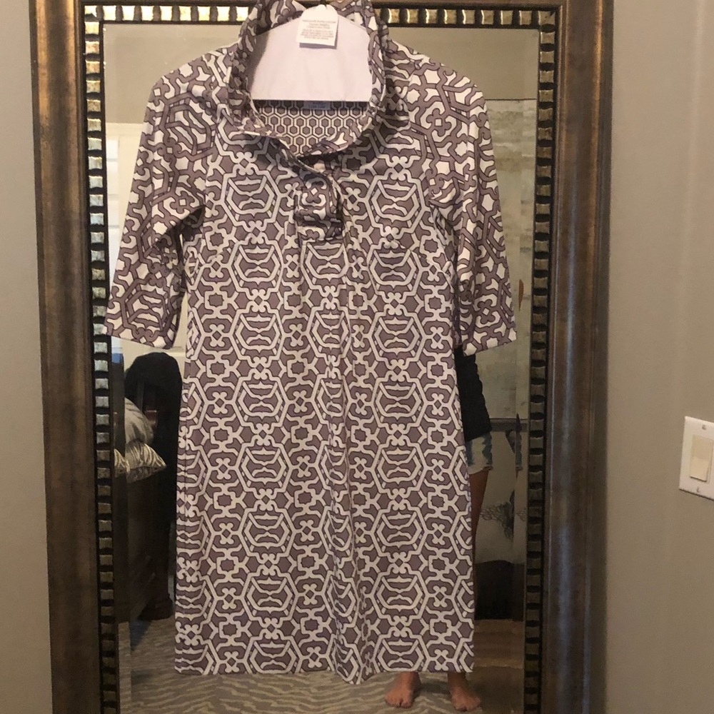 Gretchen Scott Ruffle neck dress